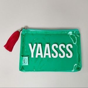YAASSS Clear Carry All Bag NWT
